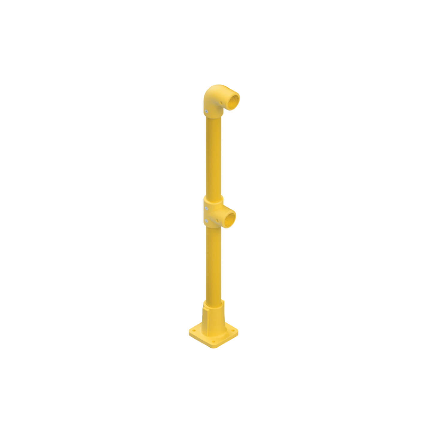 FRP Base Mount 90 Degree Elbow Stanchion
