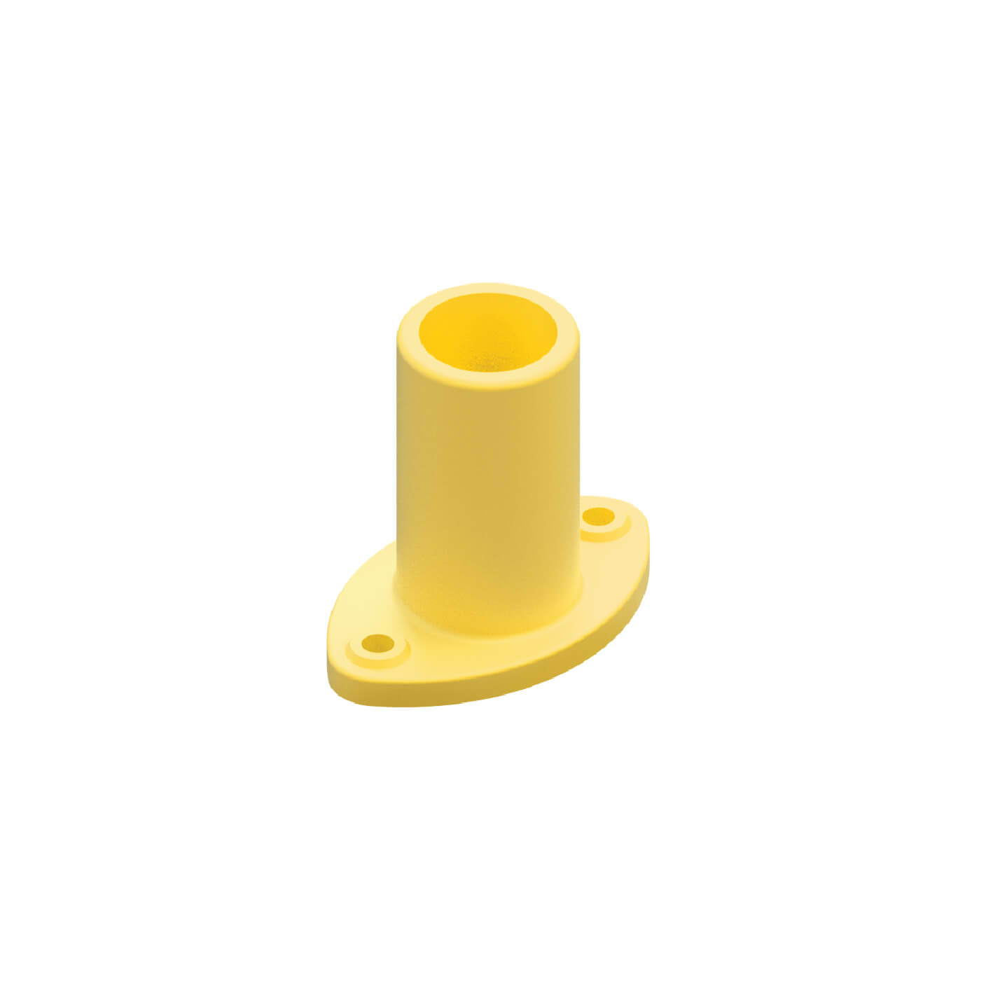 FRP Stanchion 2 Hole Base Mount